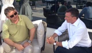 Predsednik republike Borut Pahor kot sogostitelj konference Brdo Process zael z neformalnimi pogovori