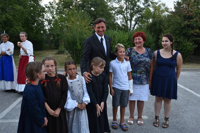 Predsednik republike Borut Pahor na slovesnosti ob prazniku zdruitve prekmurskih Slovencev z matinim narodom v Murski Soboti