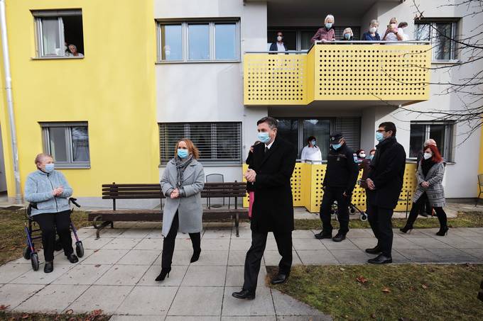 Predsednik republike Slovenije Borut Pahor se je sestal s tabom Civilne zaite za Gorenjsko