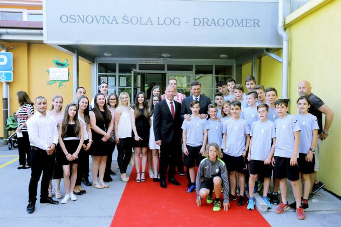 Predsednik Pahor se je udeleil slovesnosti ob obinskem prazniku Obine Log-Dragomer