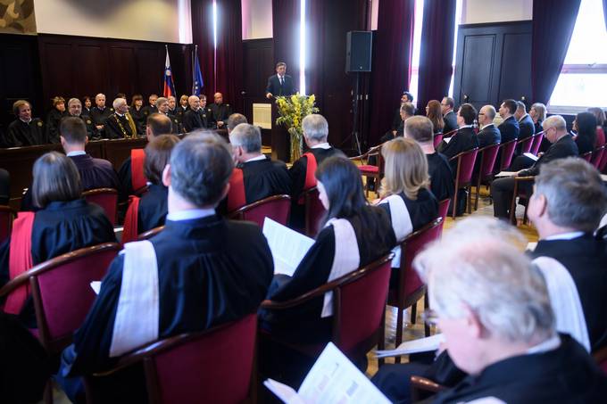 Predsednik republike se je udeleil otvoritve sodnega leta 2020
