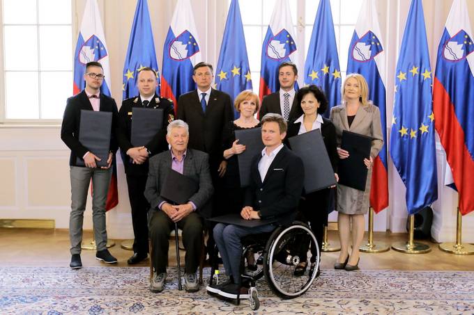 Predsednik republike priredil sprejem ob podelitvi dravne nagrade in priznanj na podroju prostovoljstva za leto 2016