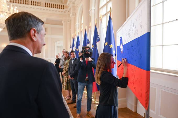 Predsednik Pahor sprejel slovenske udeleence 24. olimpijade gluhih: »Vi ste znak, da je mogoe vse«