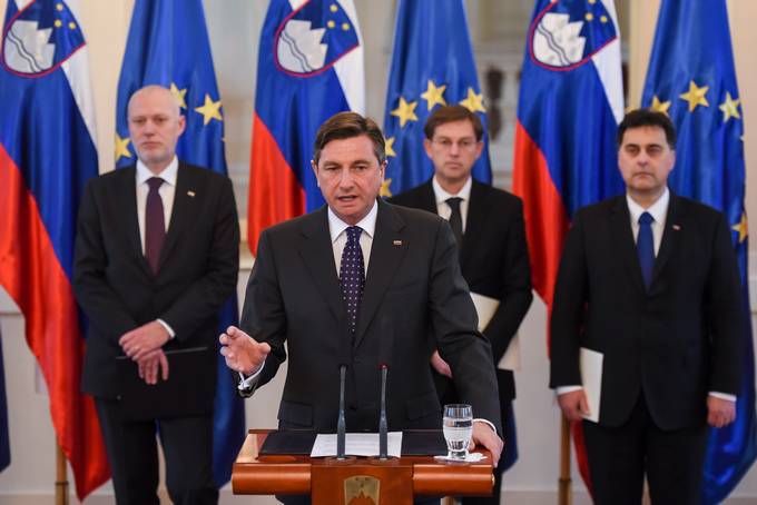 Sreanje tirih predsednikov v Predsedniki palai