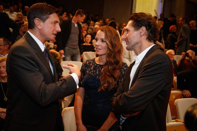 Predsednik Republike Slovenije Borut Pahor se je udeleil prireditve portnik leta 2015