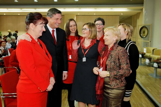 Predsednik republike Borut Pahor na prireditvi "500 podjetnic"
