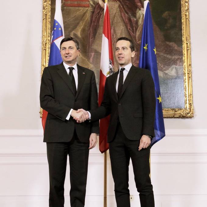 Predsednik Pahor in avstrijski kancler Kern