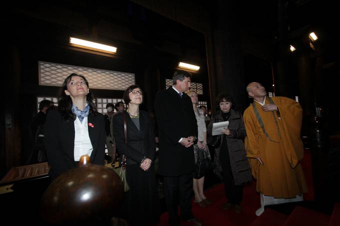 Predsednik republike Borut Pahor zakljuil obisk na Japonskem z obiskom stare cesarske prestolnice Kyoto