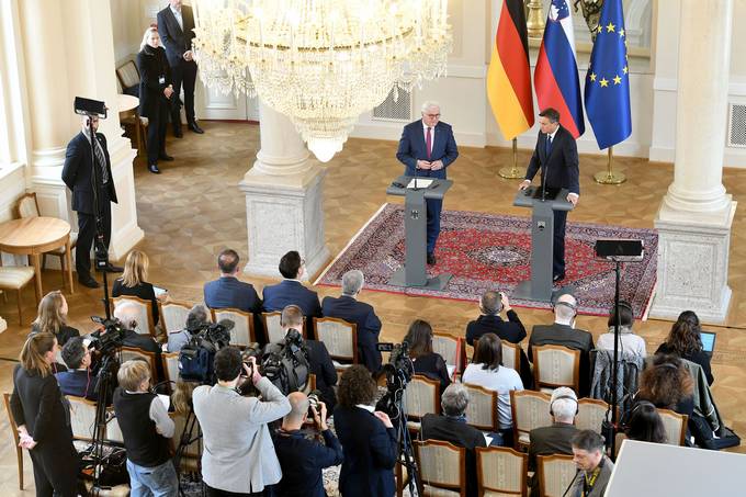 Drugi dan uradnega obiska nemkega predsednika v Republiki Sloveniji