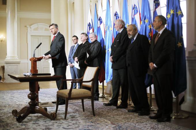 Predsednik Pahor je v Predsedniki palai priredil sveani podpis Ljubljanske pobude