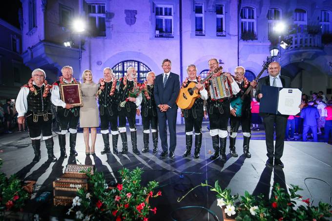 Predsednik Pahor na zakljuni prireditvi najstarejega festivala narodno-zabavne glasbe Ptuj 2019