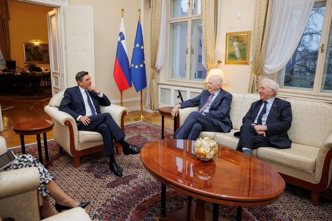 Predsednik Pahor je sprejel lana Lordske zbornice Zdruenega kraljestva Velike Britanije in Severne Irske Lorda Wigleya in Lorda Thomasa