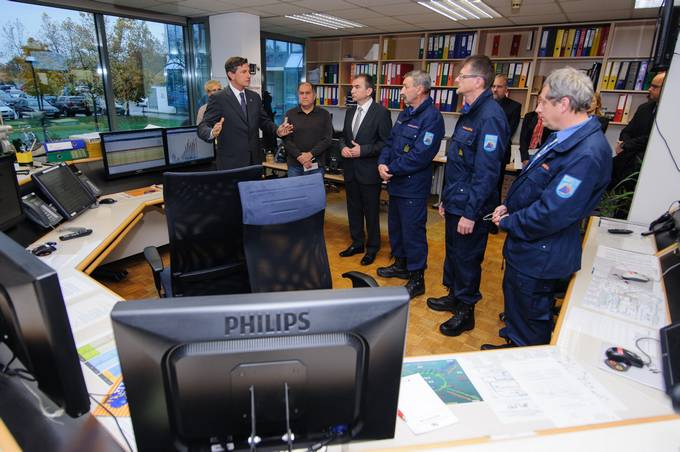 Predsednik Pahor danes obiskal Upravo RS za zaito in reevanje
