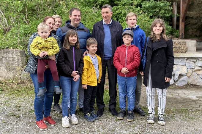 Predsednik Pahor na tradicionalnem spomladanskem sreanju druin, ki ga prireja dobrodelna ustanova Anin sklad