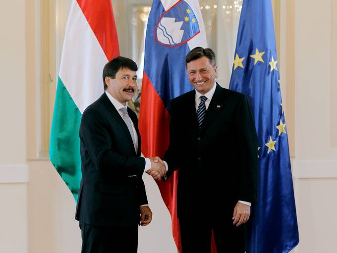 Uradni obisk predsednika Mad�arske, J�nosa �derja
