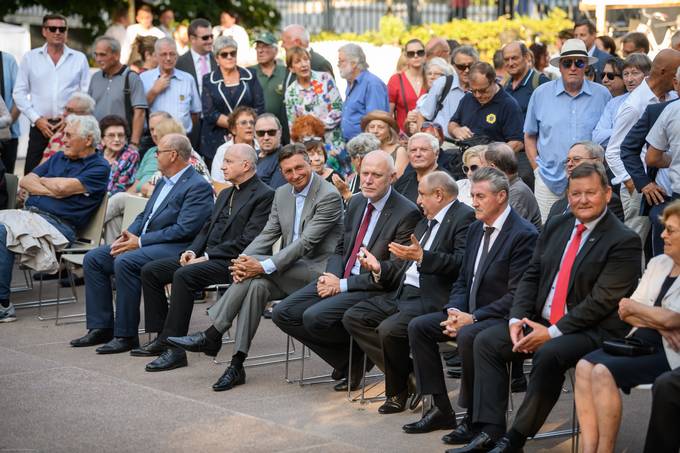 Predsednik Pahor se je udeleil otvoritve Prekmurskega trga v Ljubljani