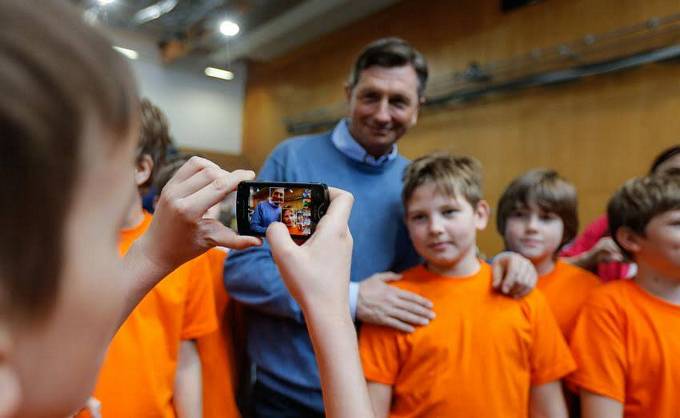 Predsednik republike na otvoritvi finala mednarodnega programa »First Lego League« regije Adria