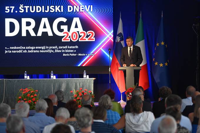 Predsednik republike Borut Pahor s slavnostnim govorom odprl 57. tudijske dni Draga