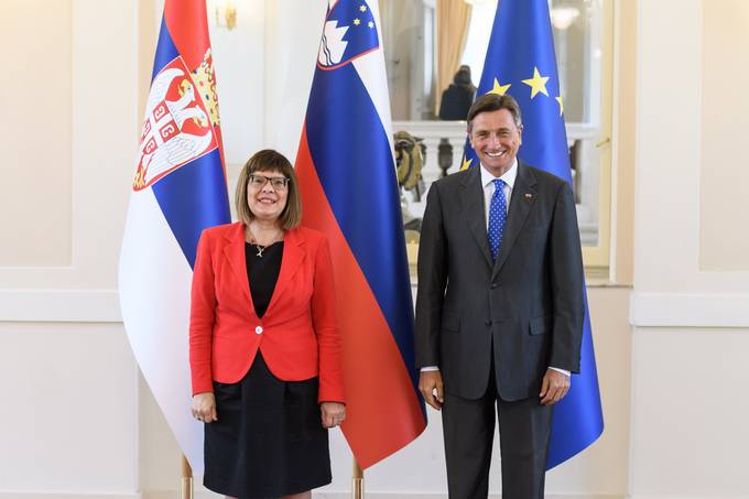Predsednik republike je sprejel predsednico Narodne skupine Republike Srbije Majo Gojkovi