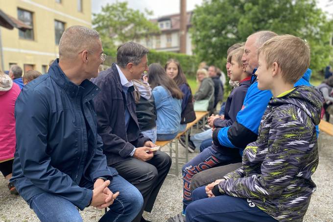Predsednik Pahor na tradicionalnem spomladanskem sreanju druin, ki ga prireja dobrodelna ustanova Anin sklad