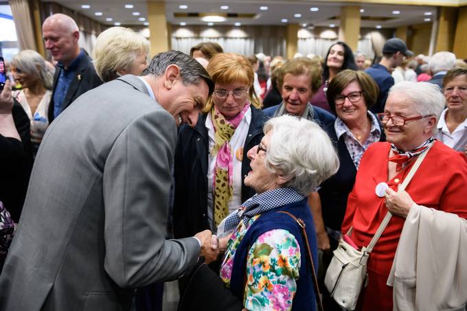 Predsednik Pahor se je udeleil 58. tradicionalne slovesnosti “Ne vrag, le sosed JE mejak”