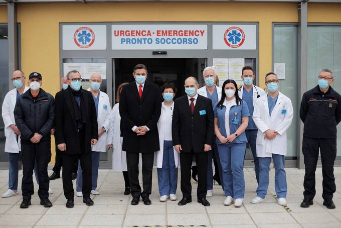 Predsednik republike je obiskal Splono bolninico Izola