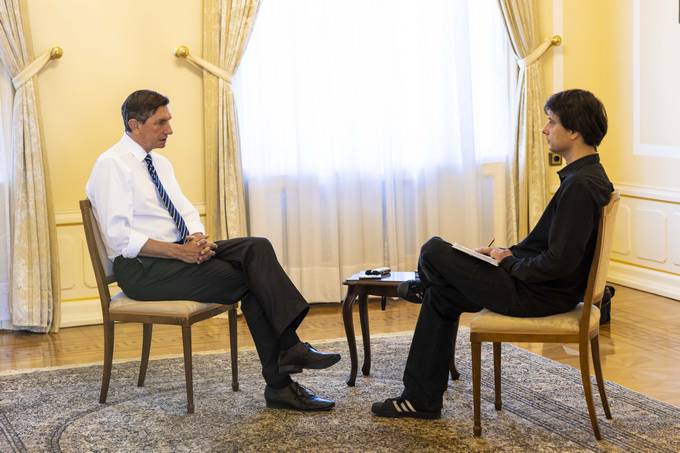 Pogovor predsednika Republike Slovenije Boruta Pahorja za asopis Nedelo