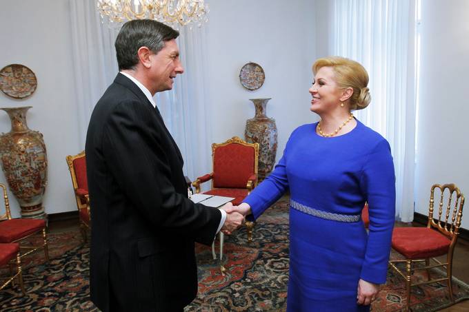 Predsednik republike se je udeleil inavguracije predsednice Republike Hrvake Kolinde Grabar Kitarovi