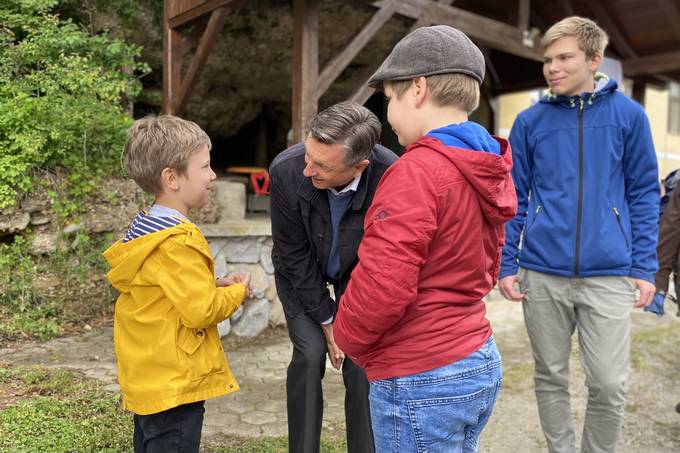 Predsednik Pahor na tradicionalnem spomladanskem sreanju druin, ki ga prireja dobrodelna ustanova Anin sklad