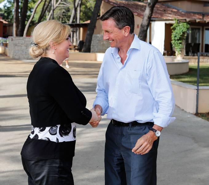 Predsednik Republike Slovenije Borut Pahor se je na povabilo predsednice Republike Hrvake Kolinde Grabar Kitarovi udeleil finalnega dvoboja ATP Croatia Open Umag