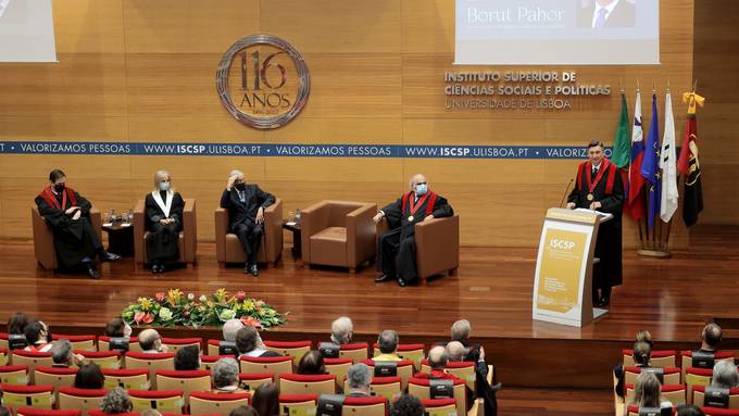 Predsednik Pahor prejel astni doktorat Univerze v Lizboni - Doctor Honoris Causa -za njegova prizadevanja za spravo in za skupni Evropski projekt