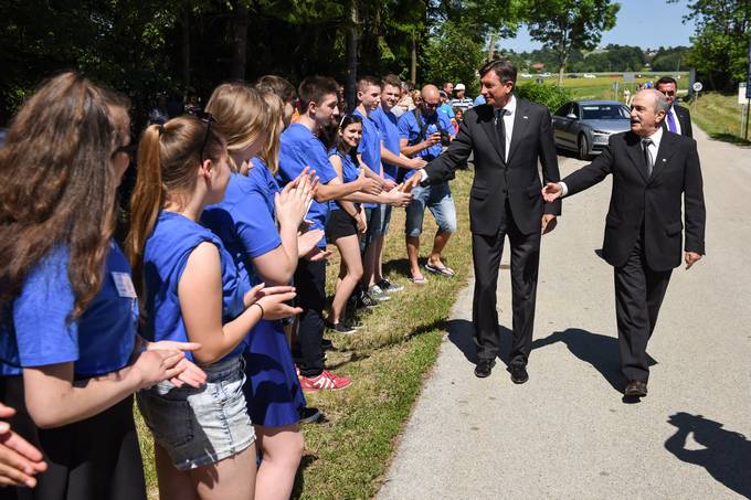 Predsednik Pahor se je udeleil prireditve ob obinskem prazniku Obine Cankova