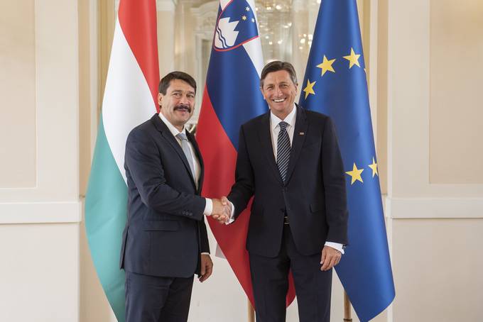 Uradni obisk madarskega predsednika Aderja v Sloveniji