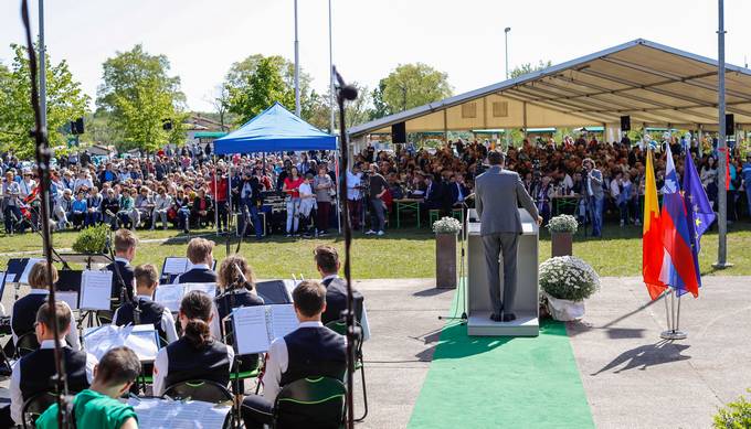 Predsednik republike na tradicionalnem prvomajskem sreanju v Opatjem selu
