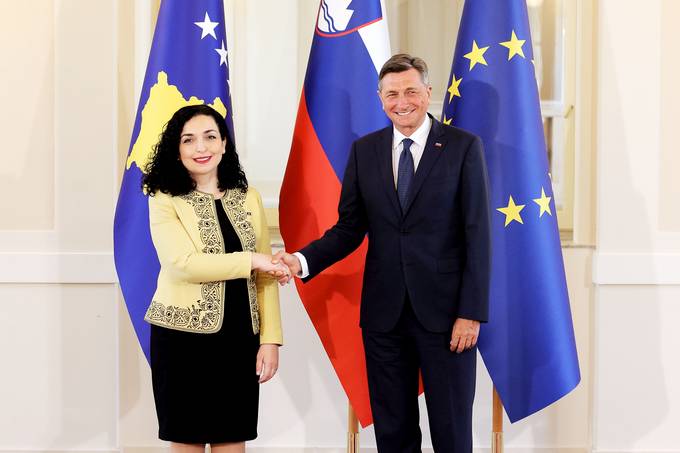 Predsednik Pahor na uradnem obisku v Sloveniji gosti predsednico Republike Kosovo Osmani – Sadriu
