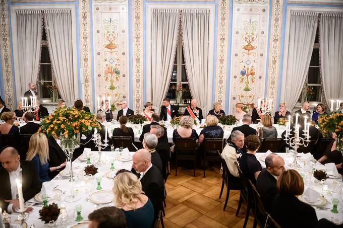 Kralj Harald V. in predsednik Pahor o skupnih vrednotah in trdnem prijateljstvu med obema narodoma in dravama