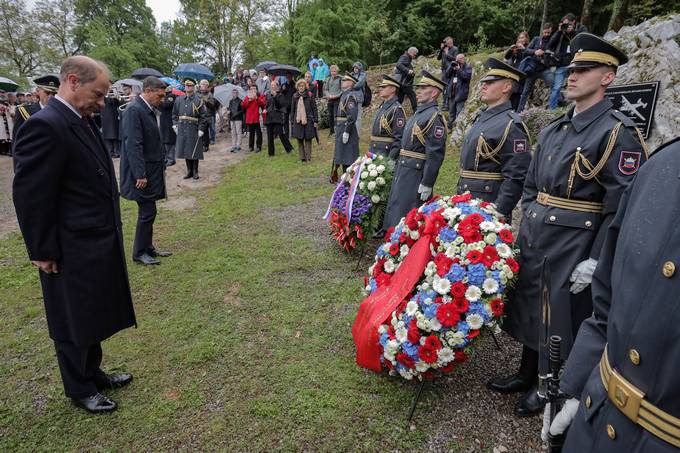 Predsednik Pahor in princ Edward v Gornjem Suhorju obeleila prvi "Dan slovensko-britanskega prijateljstva"