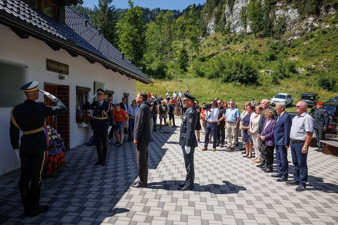 Delovni obisk predsednika republike Boruta Pahorja na Korokem