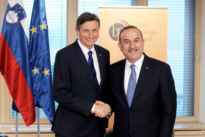 Predsednik Pahor se je udeleil 14. BSF in z estonsko predsednico Kersti Kaljulaid nastopil v pogovoru o prihodnosti EU