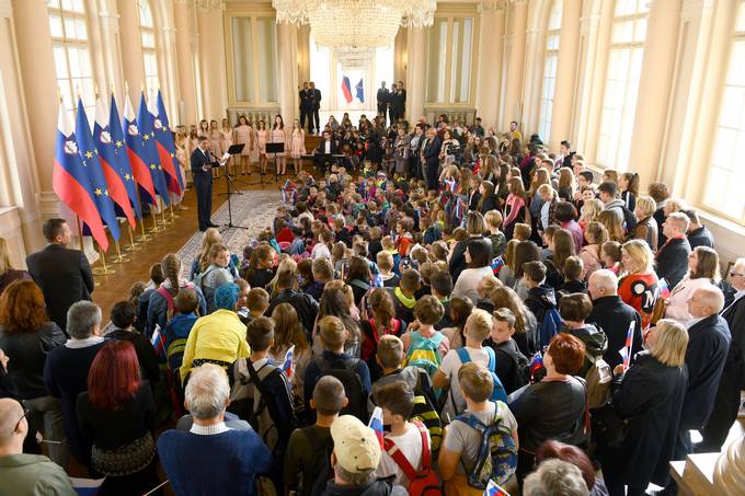 Dan odprtih vrat Predsednike palae ob dnevu suverenosti