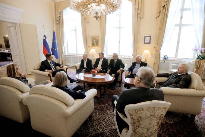 Predsednik republike v poastitev dneva boja proti okupatorju sprejel predstavnike vodstva ZZB NOB
