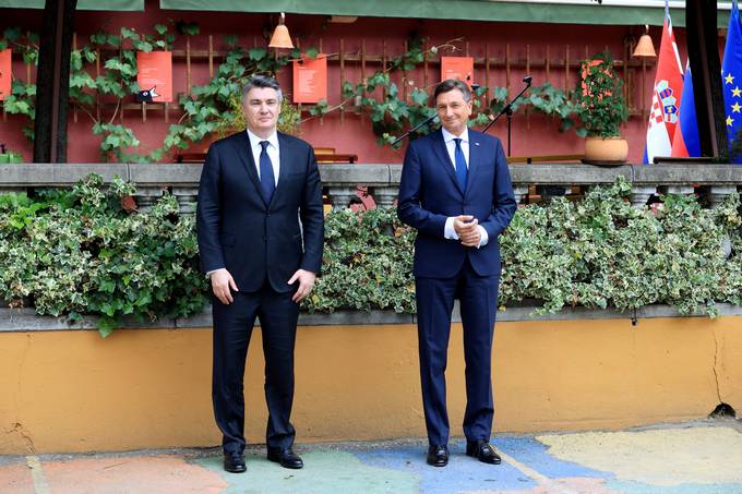 Drugo sreanje predsednika Pahorja in predsednika Milanovia na Ptuju v znamenju spopadanja obeh drav z epidemijo COVID-19 in usklajenega delovanja in enotnosti Evropske unije