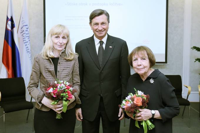 Predsednik Republike Slovenije Borut Pahor se je ob svetovnem dnevu otroka udeleil dogodka ob 25. obletnici delovanja TOM telefona Zveze prijateljev Mladine Slovenije