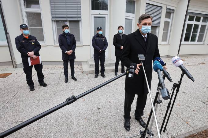 Predsednik republike Slovenije Borut Pahor se je sestal s tabom Civilne zaite za Gorenjsko