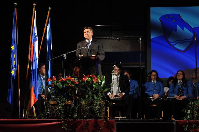 Predsednik republike Borut Pahor na slovesnosti “Ko je prvi zadialo po Slovenski vojski”