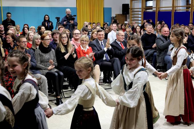 Predsednik Pahor na prav posebni slovesnosti ob odprtju prenovljene Podrunice Tepanje O Ob Dravinji: »Ni se ne more primerjati s tem doivetjem«