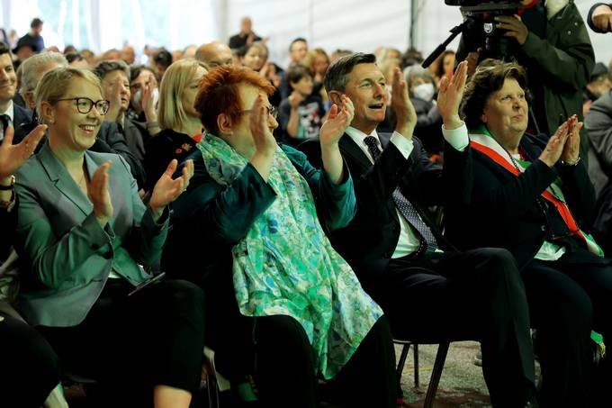 Predsednik Republike Slovenije Borut Pahor je danes obiskal slovensko manjino v Videmski pokrajini