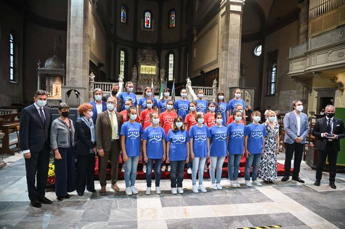 Predsednik Republike Slovenije Borut Pahor se je udeleil otvoritvene slovesnosti jubilejnega 30. festivala Mittelfest v edadu