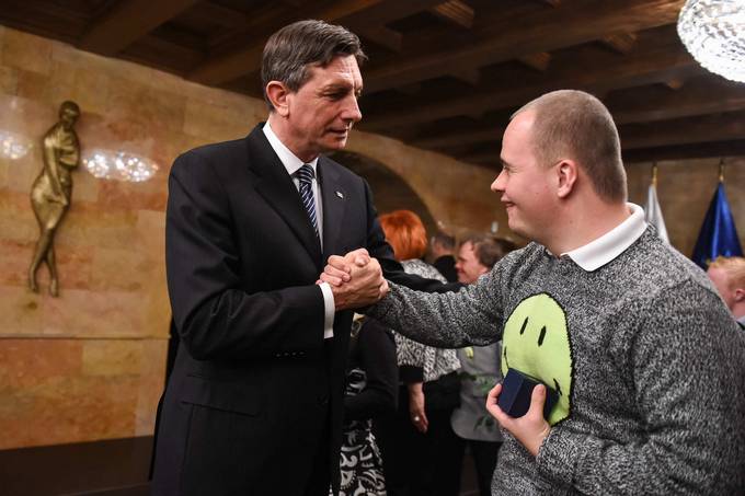 Predsednik republike na sprejemu ob mednarodnem dnevu lovekovih pravic