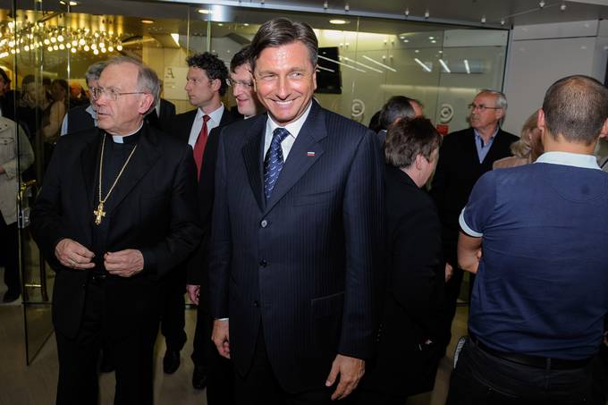 Predsednik republike na koncertu ob praznovanju 20-letnice ponovne ustanovitve �kofijske gimnazije in 100-letnice prve mature v slovenskem jeziku